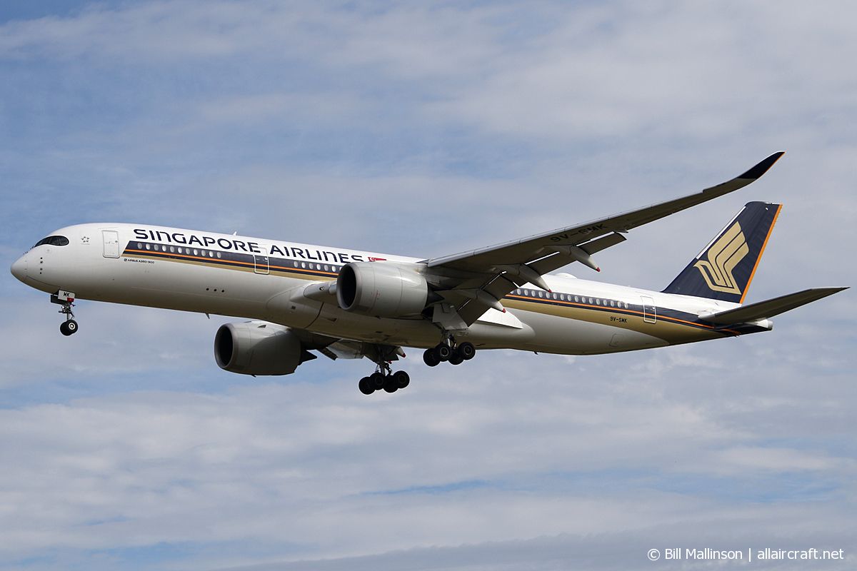 9V-SMK · Airbus A350-941 · (CHC / NZCH)