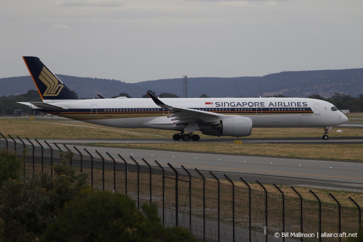 9V-SHJ · Airbus A350-941 · (PER / YPPH)