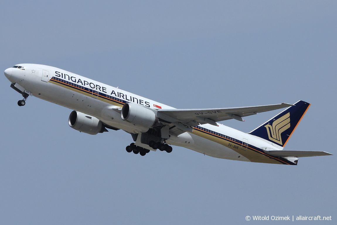 9V-SVE · Boeing 777-212/ER · (FCO / LIRF)