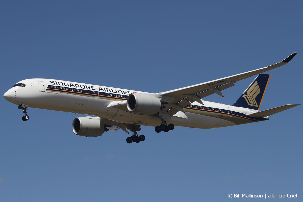 9V-SMG · Airbus A350-941 · (CHC / NZCH)