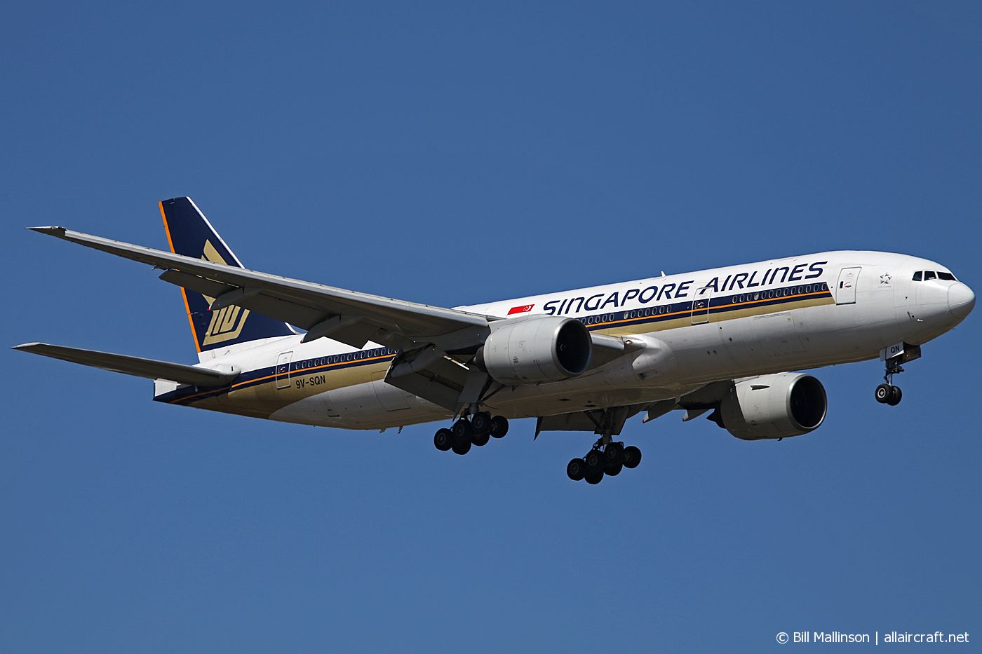 9V-SQN · Boeing 777-212/ER · (PER / YPPH)
