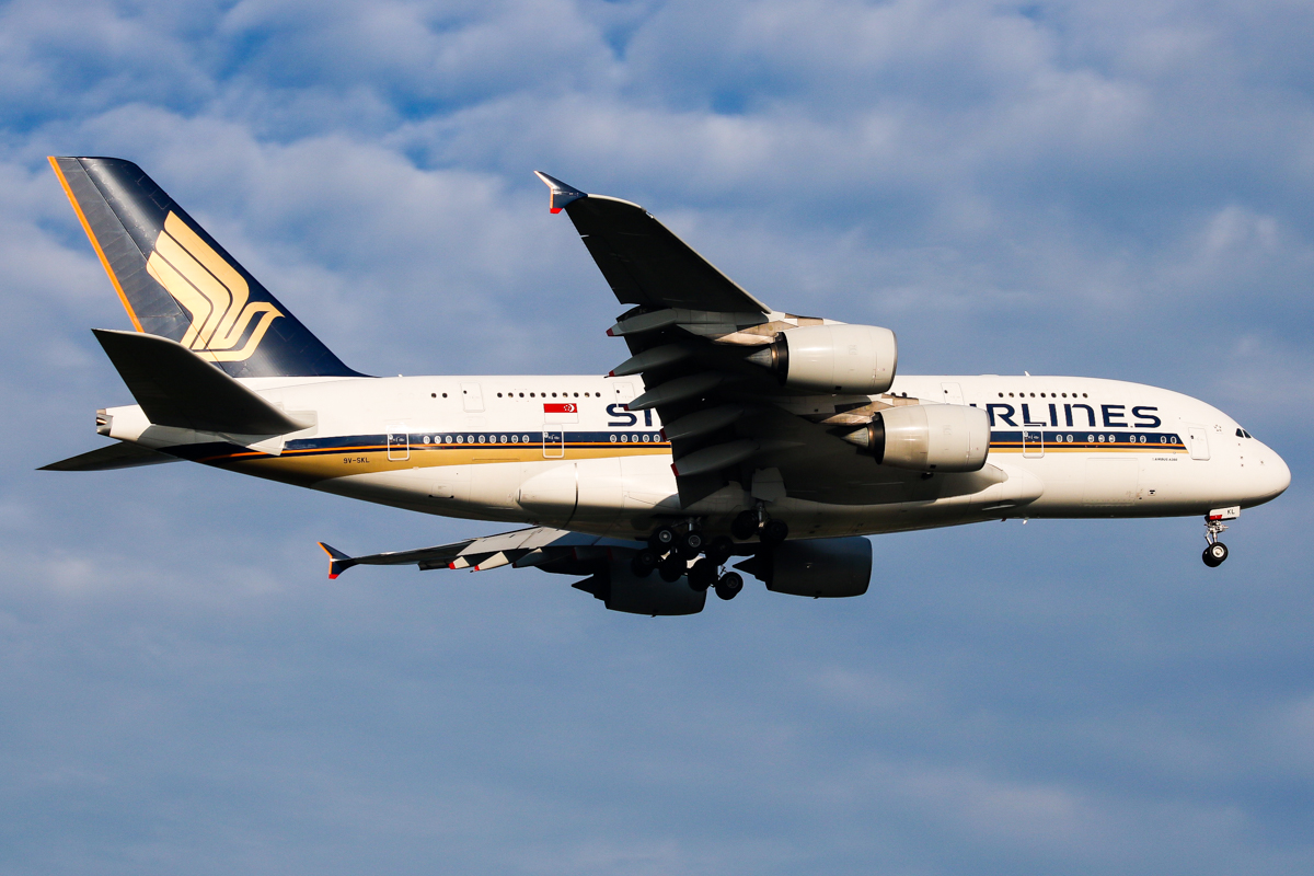 9V-SKL · Airbus A380-841 · (SIN / WSSS)