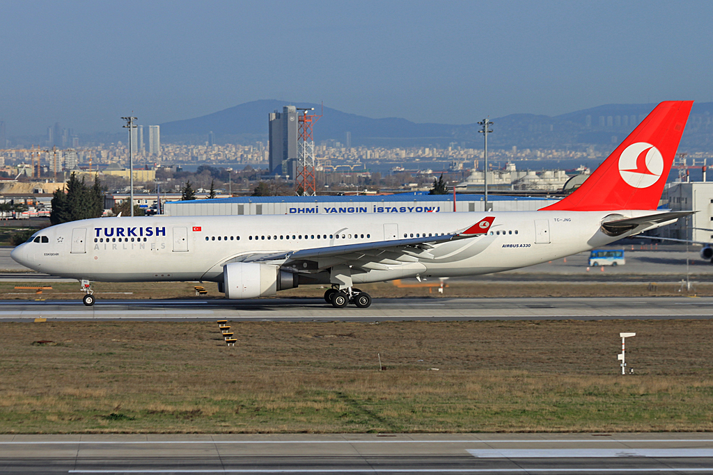 TC-JNG · Airbus A330-203 · (IST / LTBA)