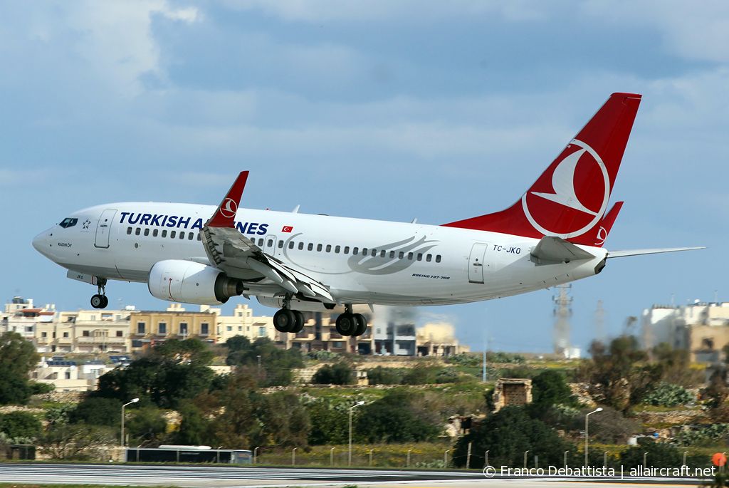 TC-JKO · Boeing 737-752(WL) · (MLA / LMML)
