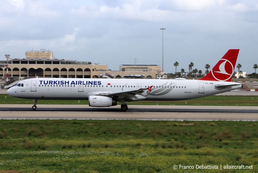 TC-JRN · Airbus A321-231 · (MLA / LMML)