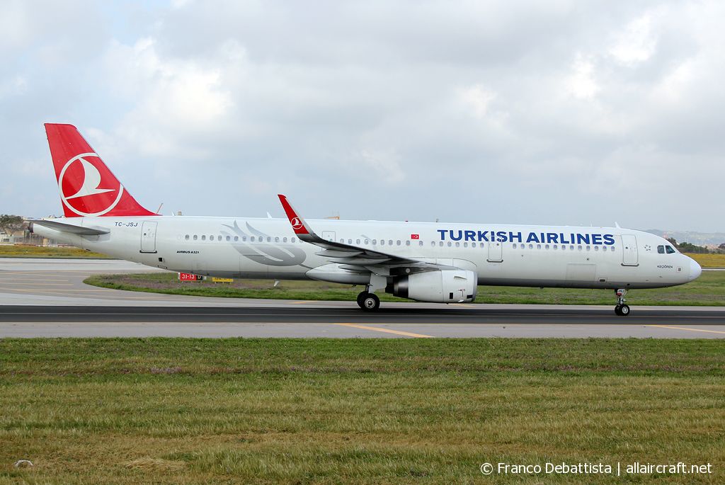 TC-JSJ · Airbus A321-231(WL) · (MLA / LMML)