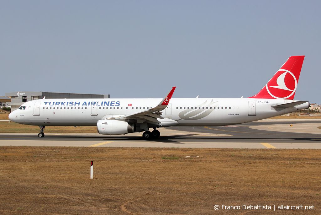 TC-JSP · Airbus A321-231(WL) · (MLA / LMML)