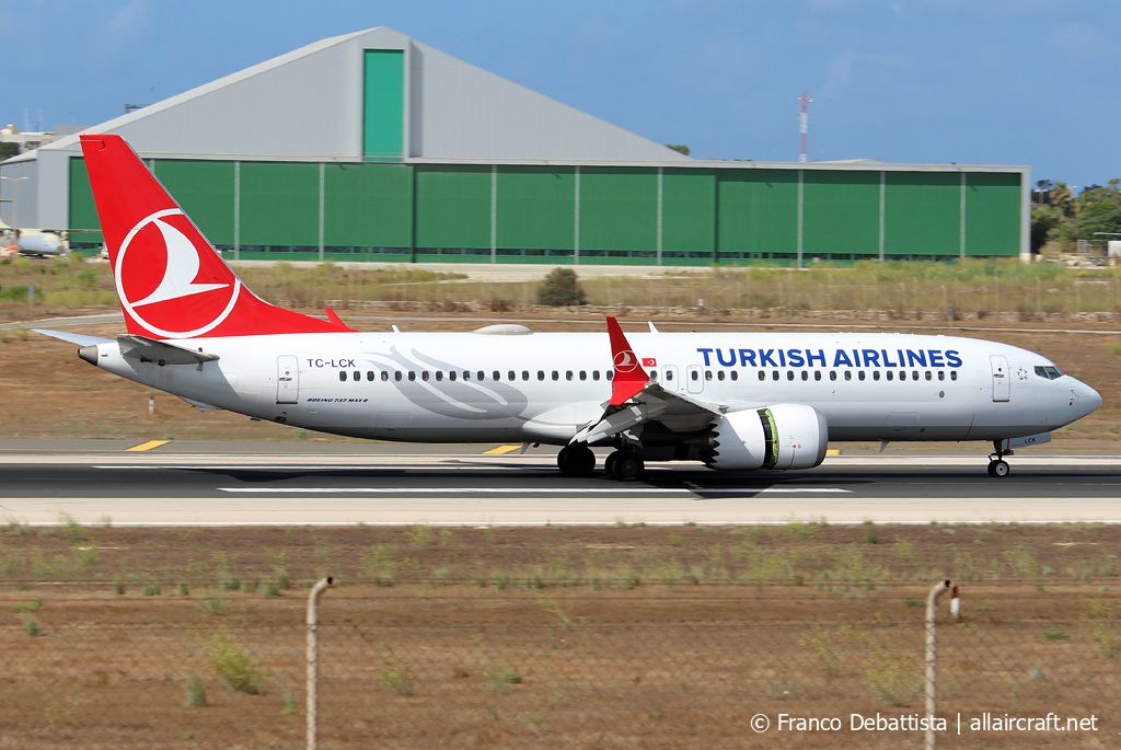 TC-LCK · Boeing 737-8 MAX · (MLA / LMML)