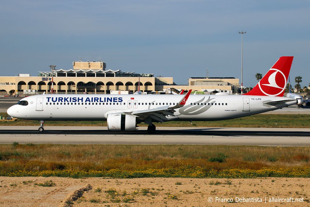 TC-LPD · Airbus A321-271NX · (MLA / LMML)