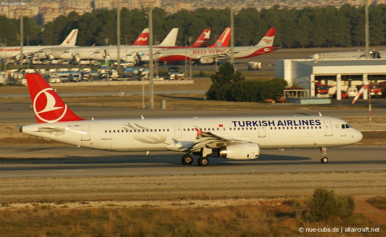TC-JRN · Airbus A321-231 · (AYT / LTAI)