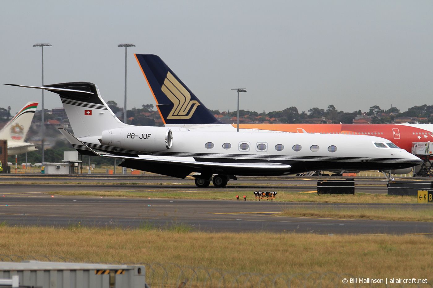 HB-JUF · Gulfstream Aerospace G650 · (SYD / YSSY)