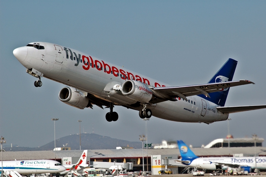 OK-TVR · Boeing 737-4Y0 · (FAO / LPFR)