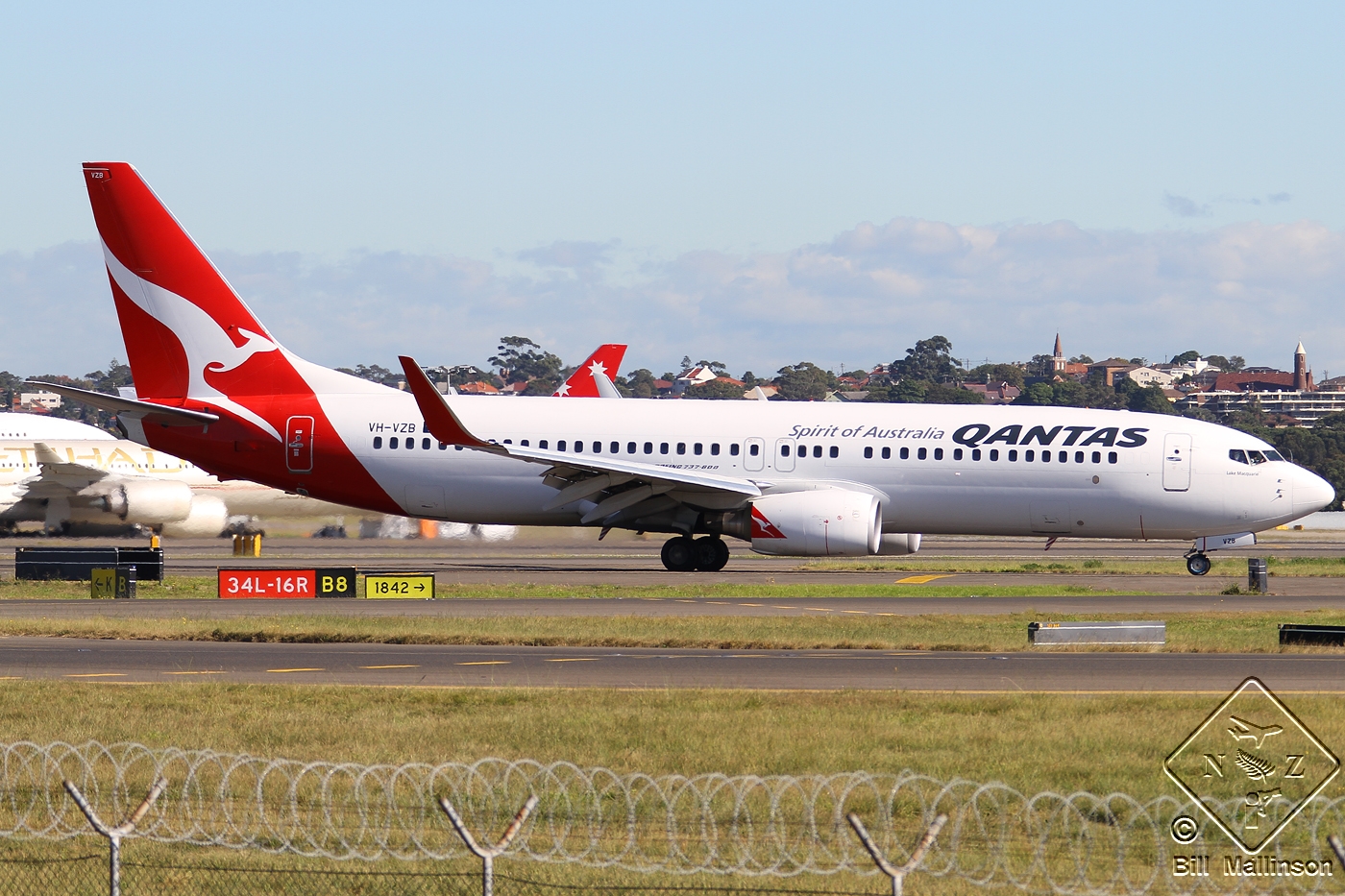 VH-VZB · Boeing 737-838(WL) · (SYD / YSSY)