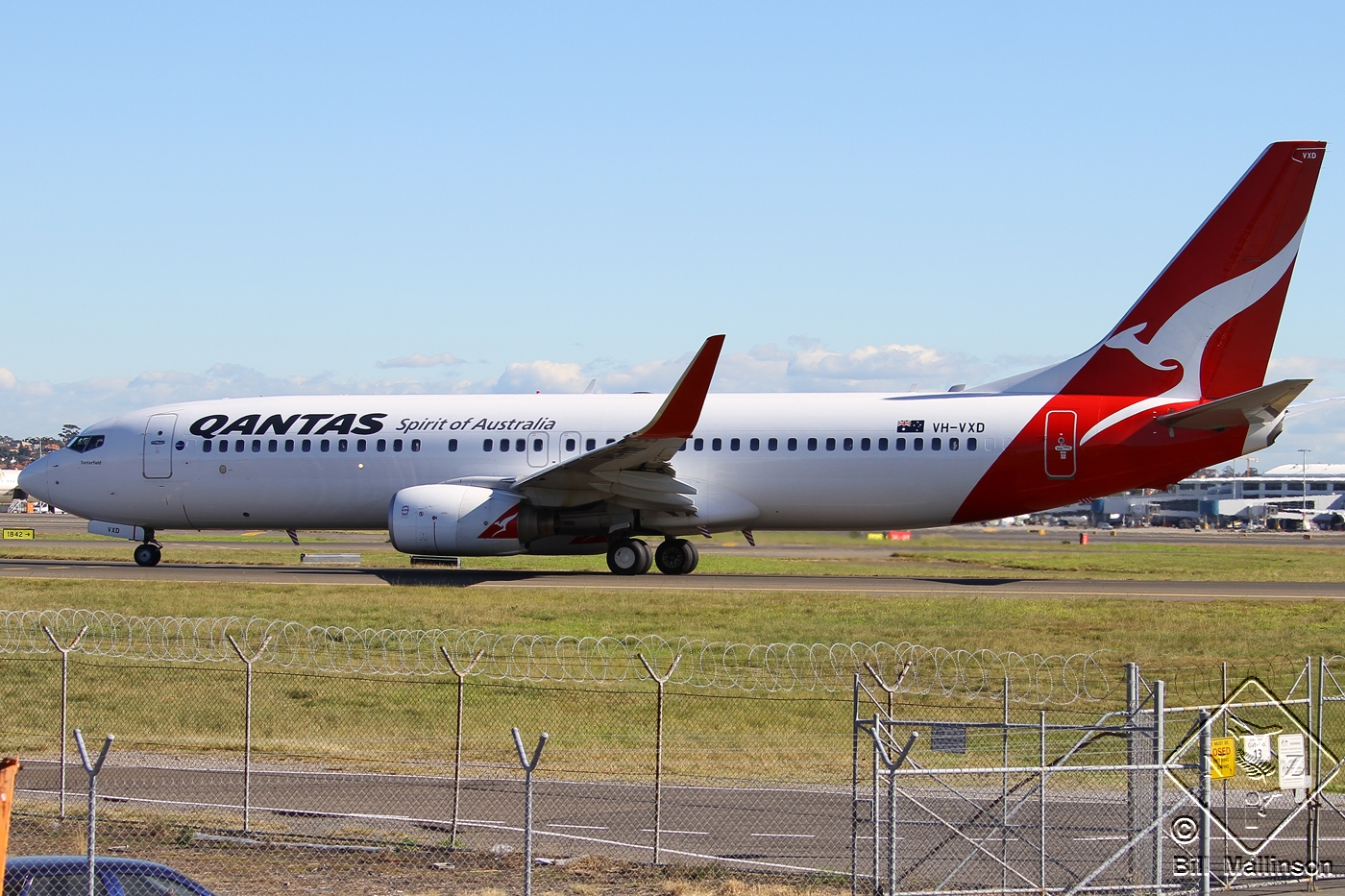 VH-VXD · Boeing 737-838(WL) · (SYD / YSSY)
