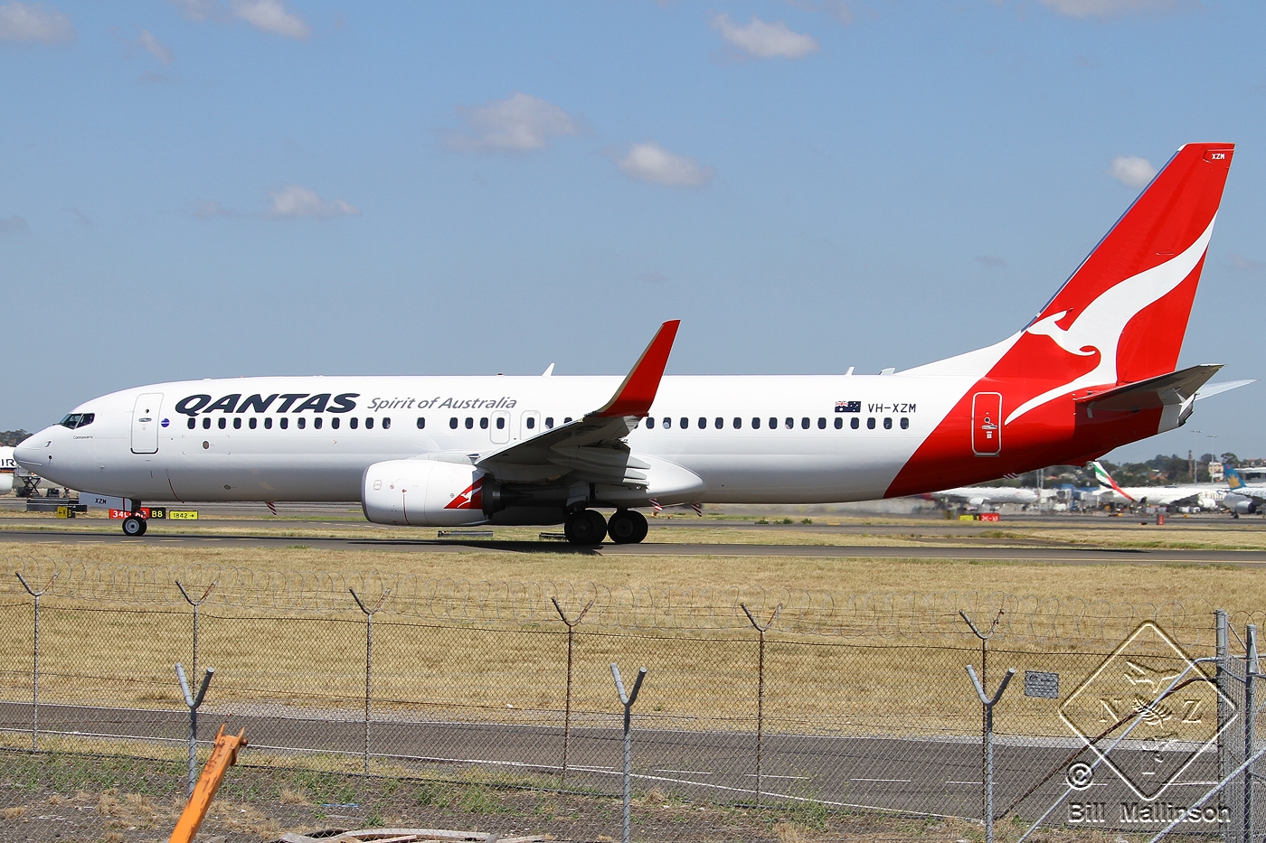 VH-XZM · Boeing 737-838(WL) · (SYD / YSSY)