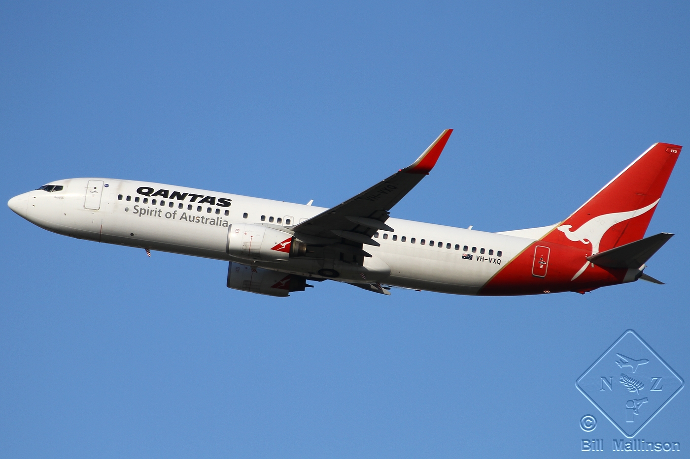 VH-VXQ · Boeing 737-838(WL) · (SYD / YSSY)