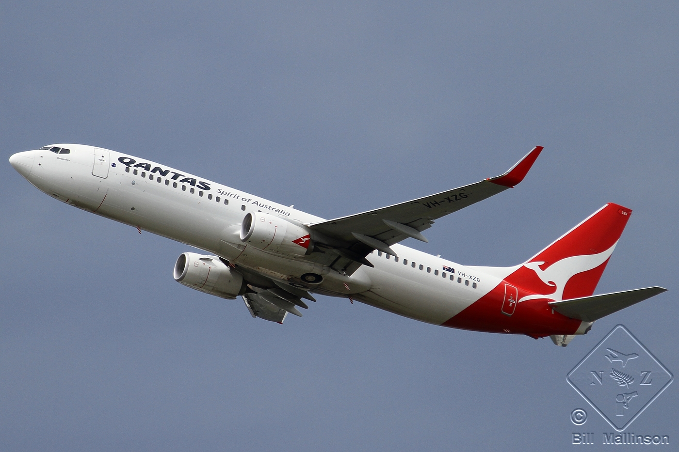 VH-XZG · Boeing 737-838(WL) · (SYD / YSSY)