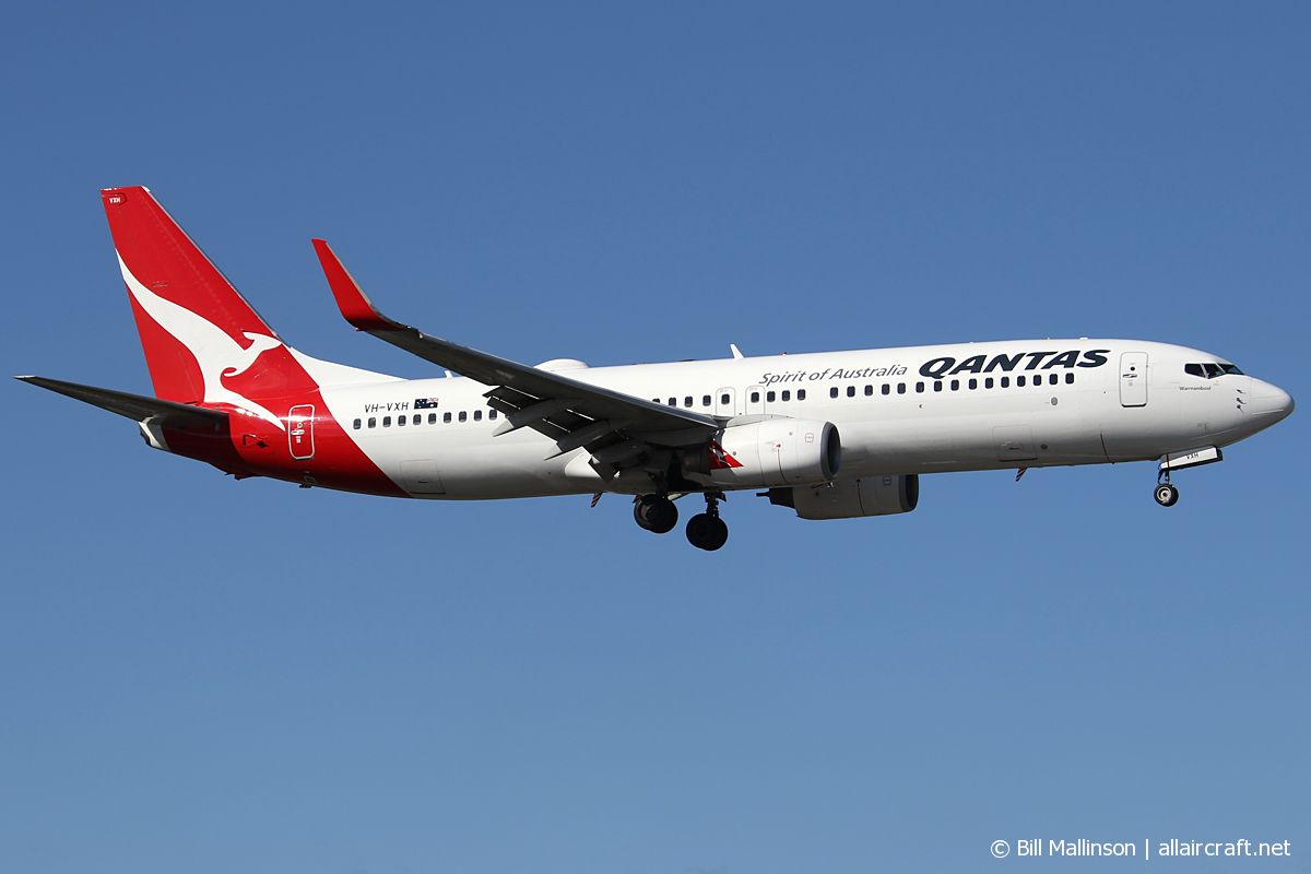 VH-VXH · Boeing 737-838(WL) · (SYD / YSSY)
