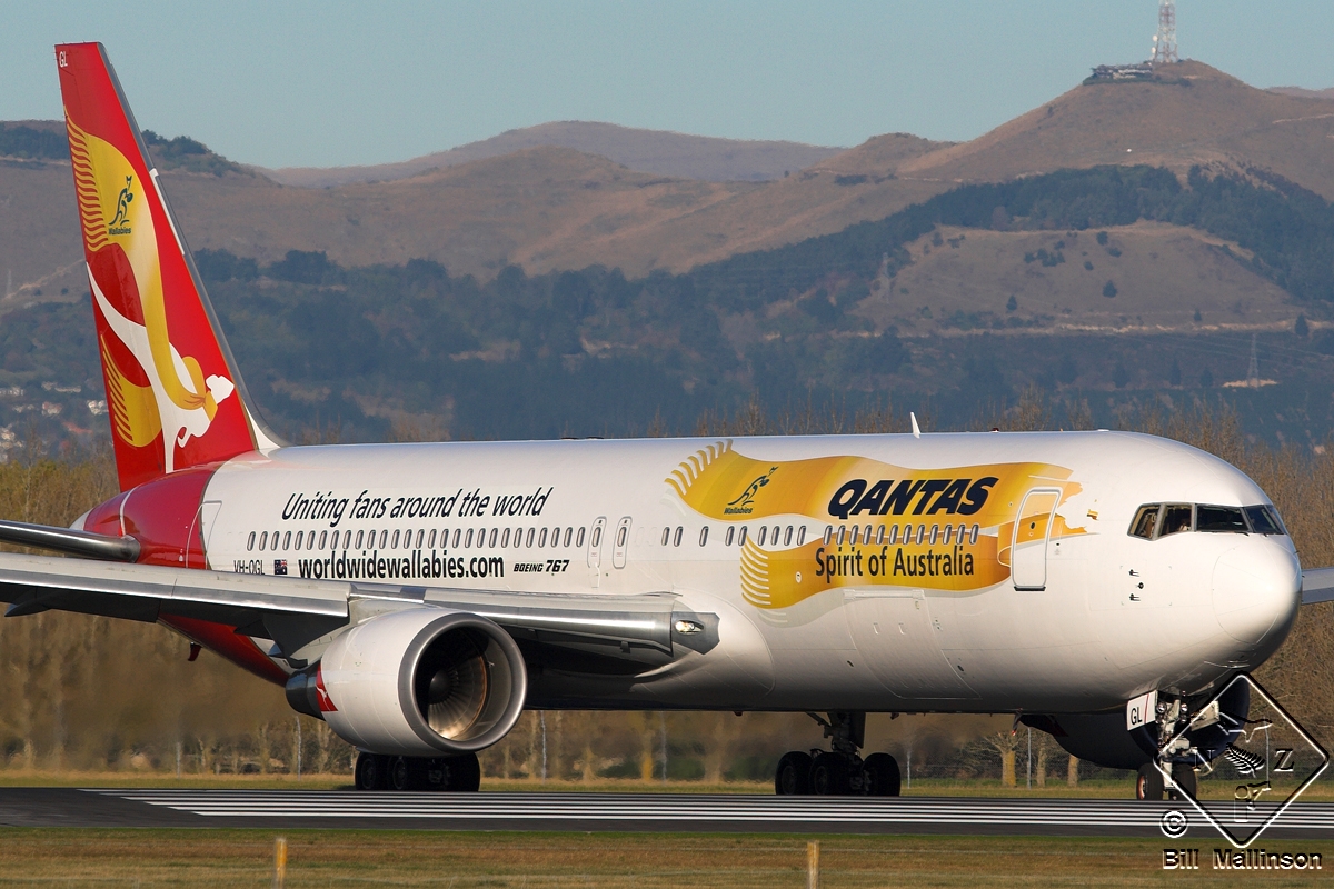 VH-OGL · Boeing 767-338/ER · (CHC / NZCH)