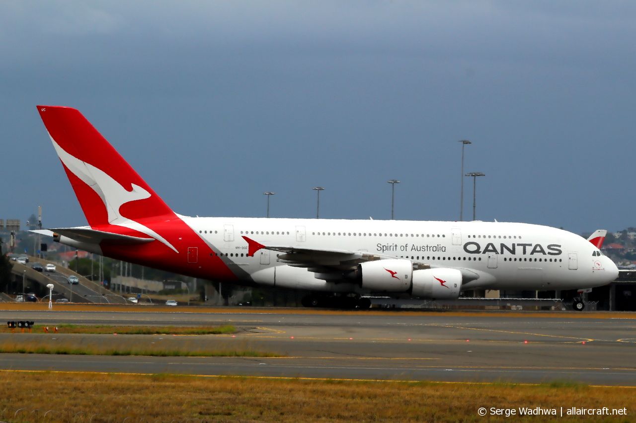 VH-OQC · Airbus A380-842 · (SYD / YSSY)