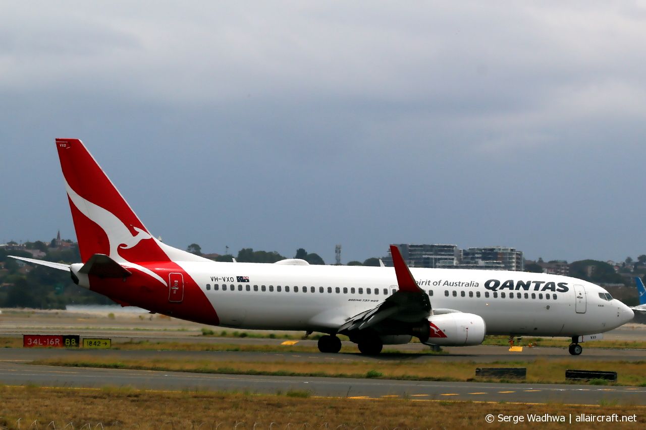 VH-VXO · Boeing 737-838(WL) · (SYD / YSSY)