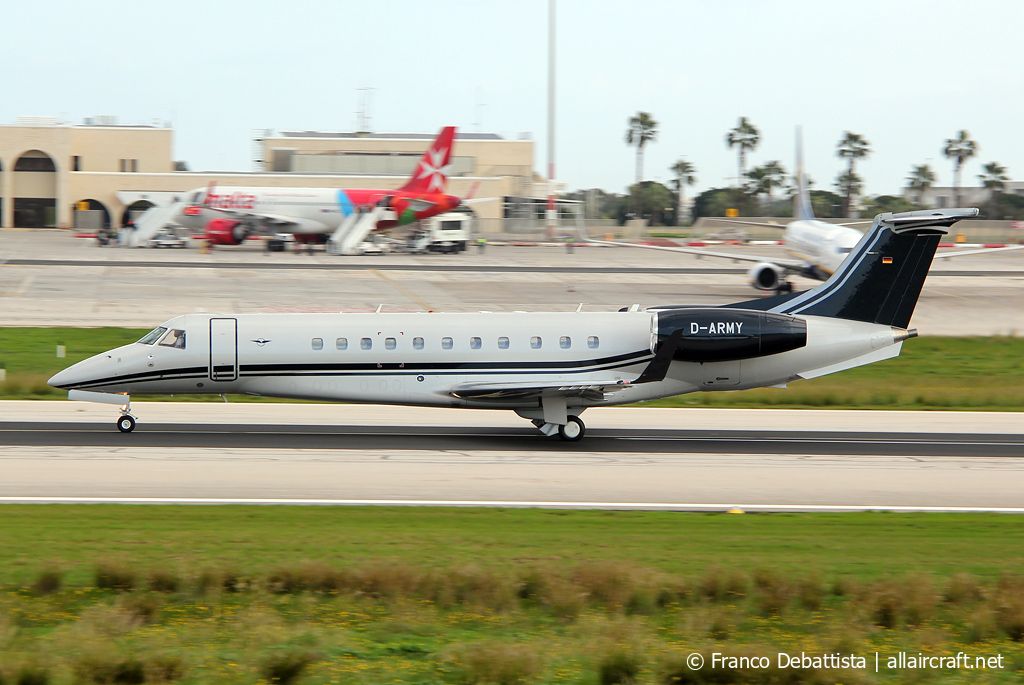 D-ARMY · Embraer ERJ-135BJ Legacy 650 · (MLA / LMML)