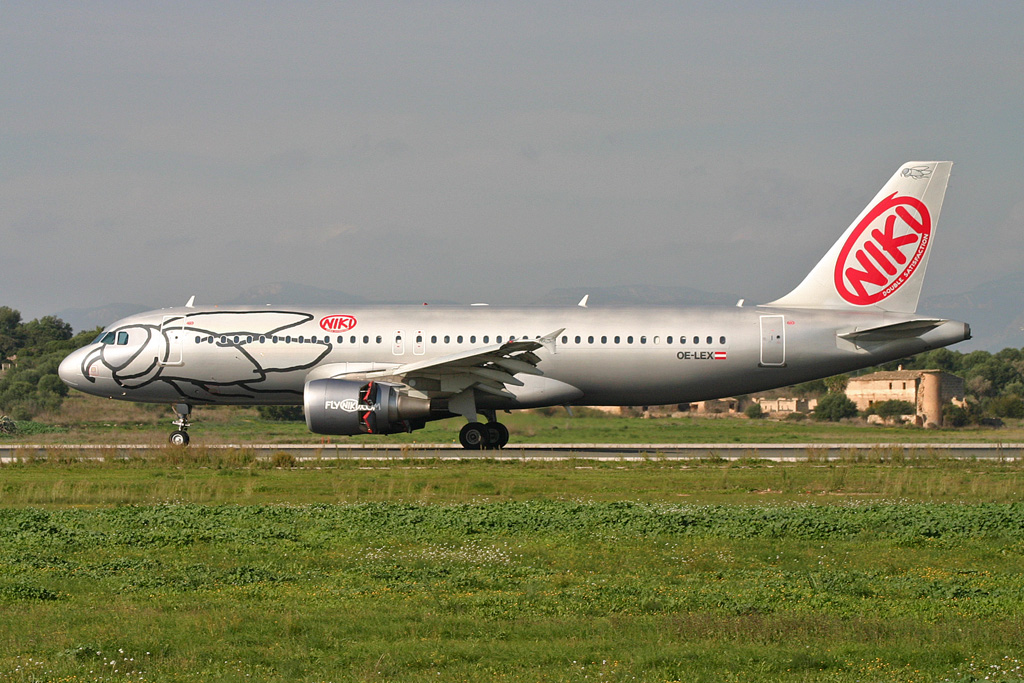 OE-LEX · Airbus A320-214 · (PMI / LEPA / LESJ)