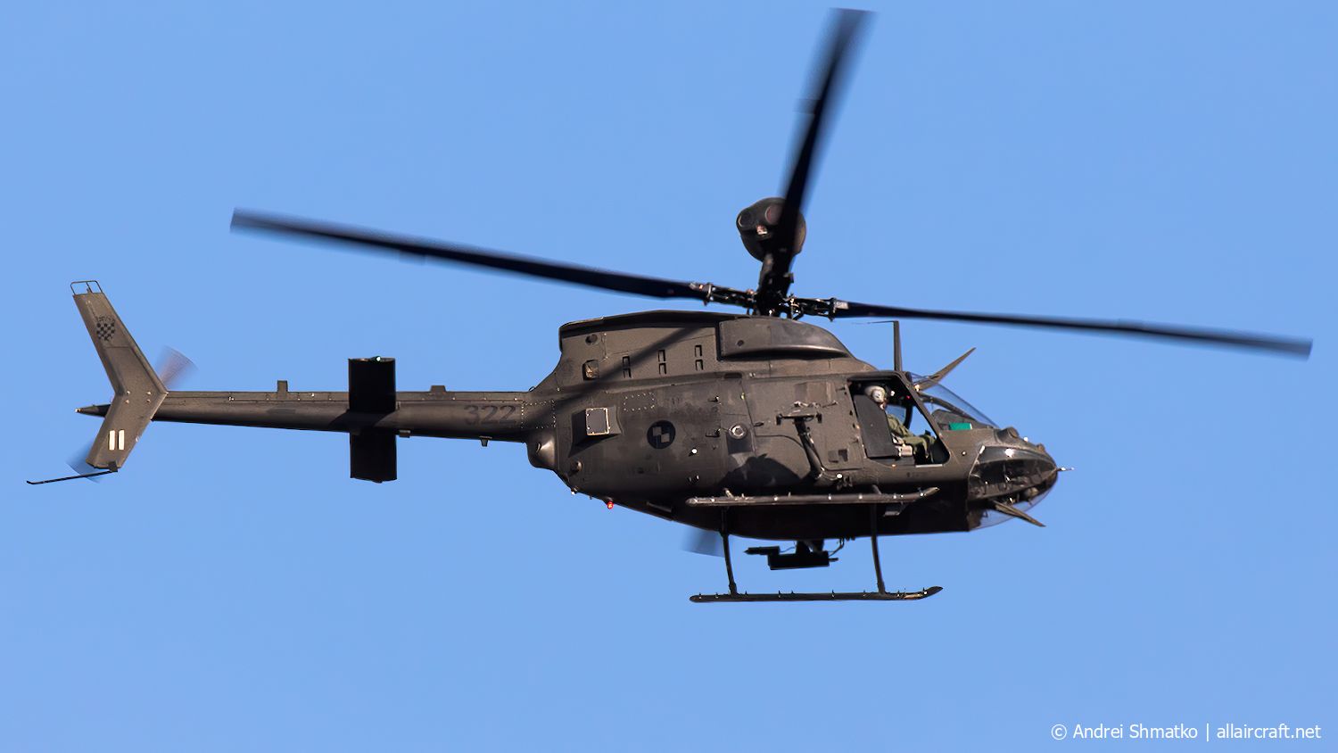 322 · Bell OH-58D Kiowa Warrior · (ZAD / LDZD)