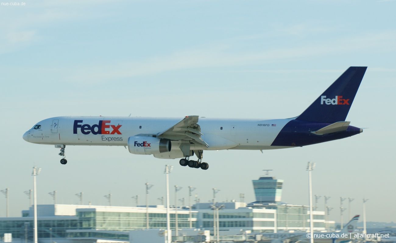 N916FD · Boeing 757-2B7(F) · (MUC / EDDM)