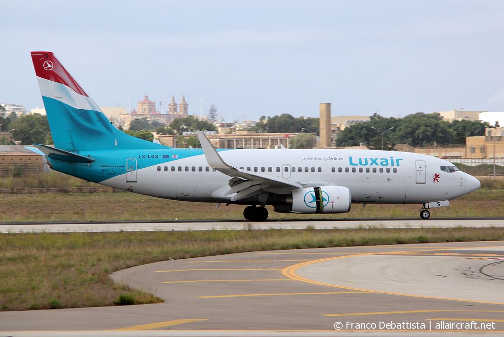LX-LGS · Boeing 737-7C9(WL) · (MLA / LMML)