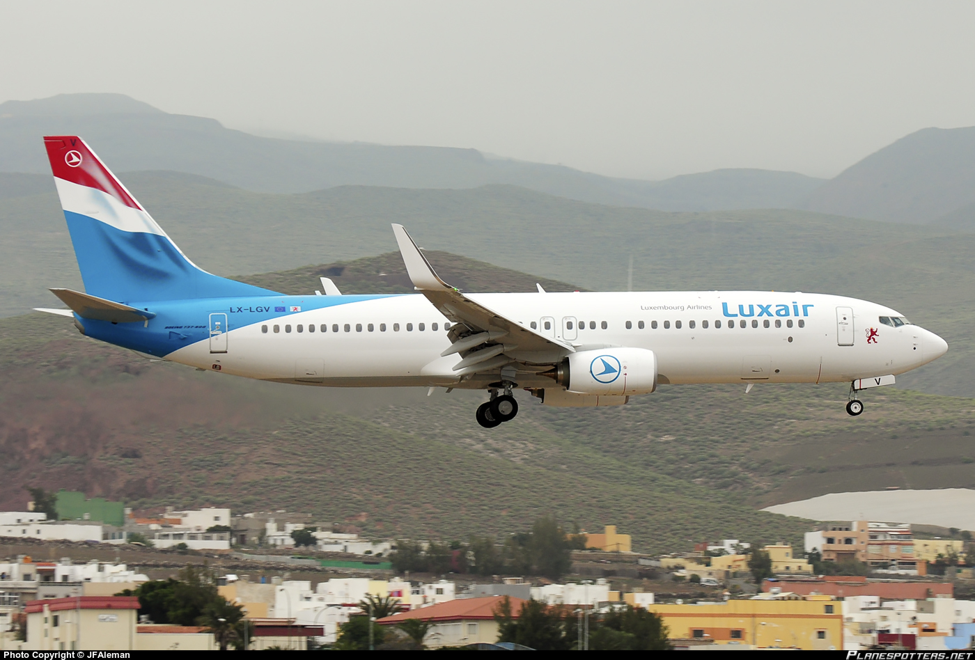 LX-LGV · Boeing 737-8C9(WL) · (LPA / GCLP)