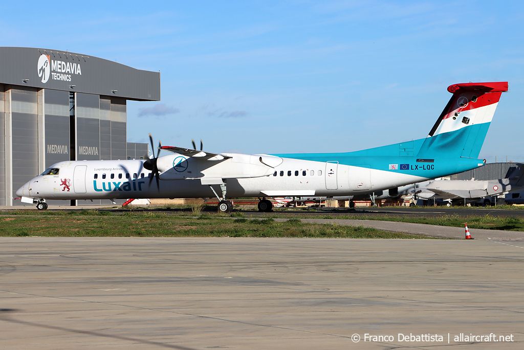 LX-LQC · Bombardier Dash 8-Q402 · (MLA / LMML)
