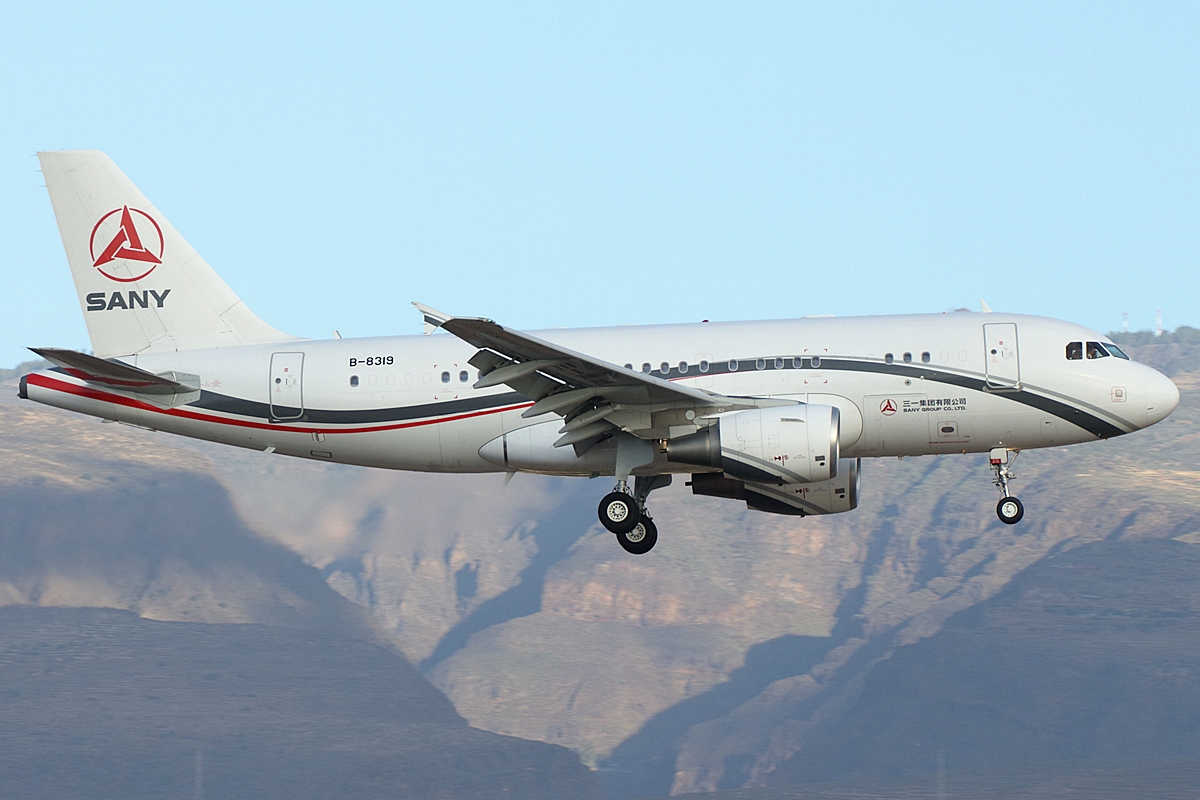 B-8319 · Airbus A319-115(CJ) · (LPA / GCLP)