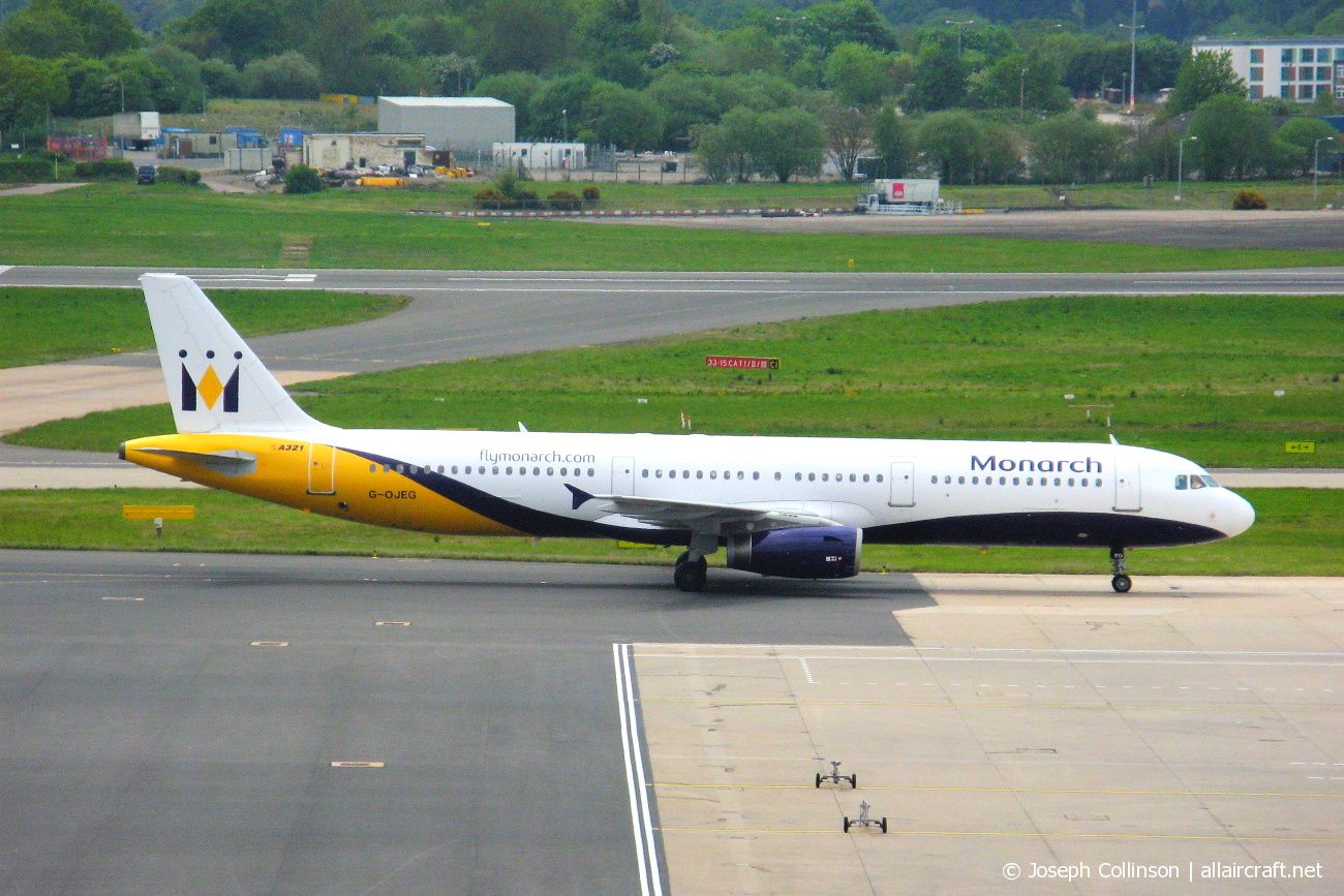 G-OJEG · Airbus A321-231 · (BHX / EGBB)