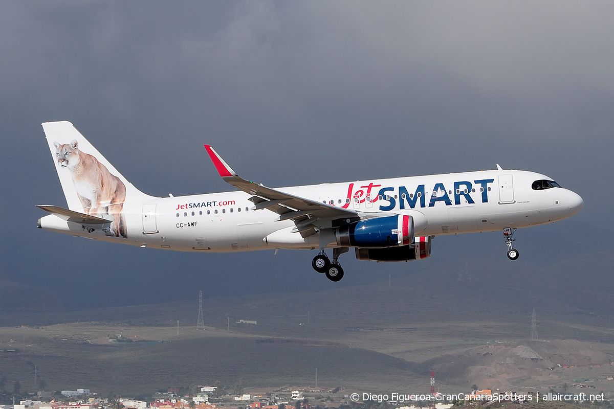 CC-AWF · Airbus A320-232(WL) · (LPA / GCLP)