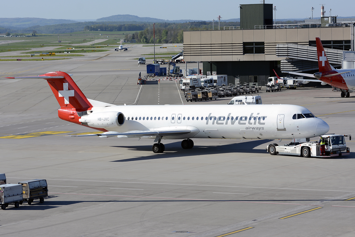 HB-JVC · Fokker 100 · (ZRH / LSZH)