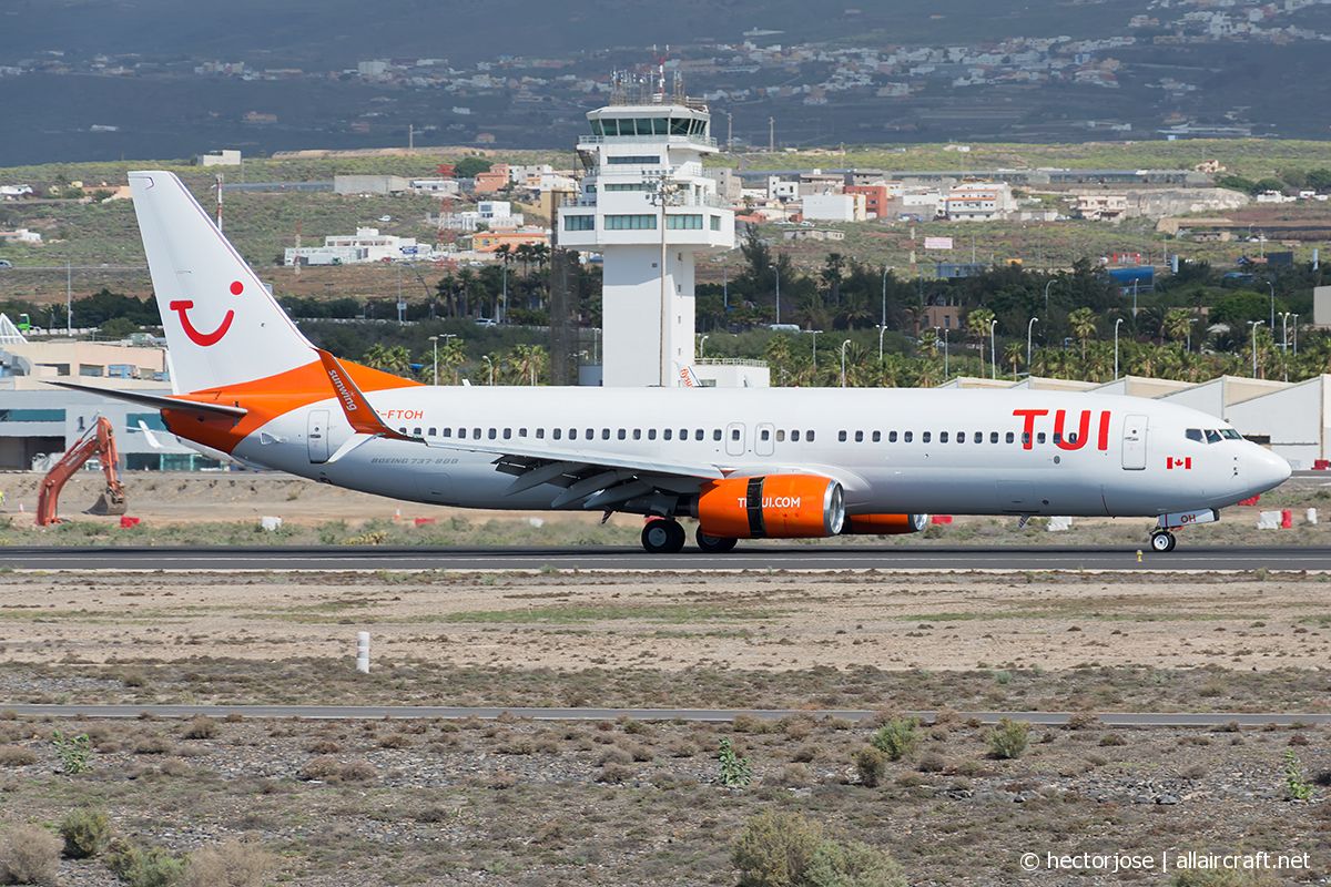 C-FTOH · Boeing 737-8HX(WL) · (TFS / GCTS)