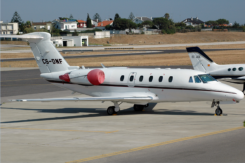 CS-DNF · Cessna 650 Citation VII · (LPCS)