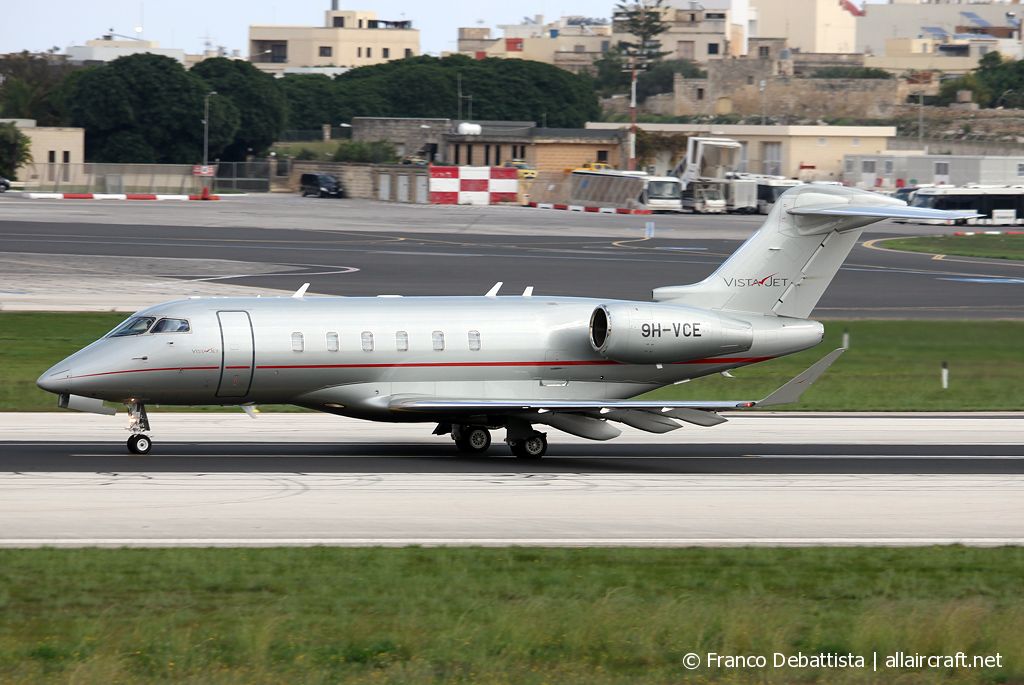 9H-VCE · Bombardier BD-100-1A10 Challenger 350 · (MLA / LMML)