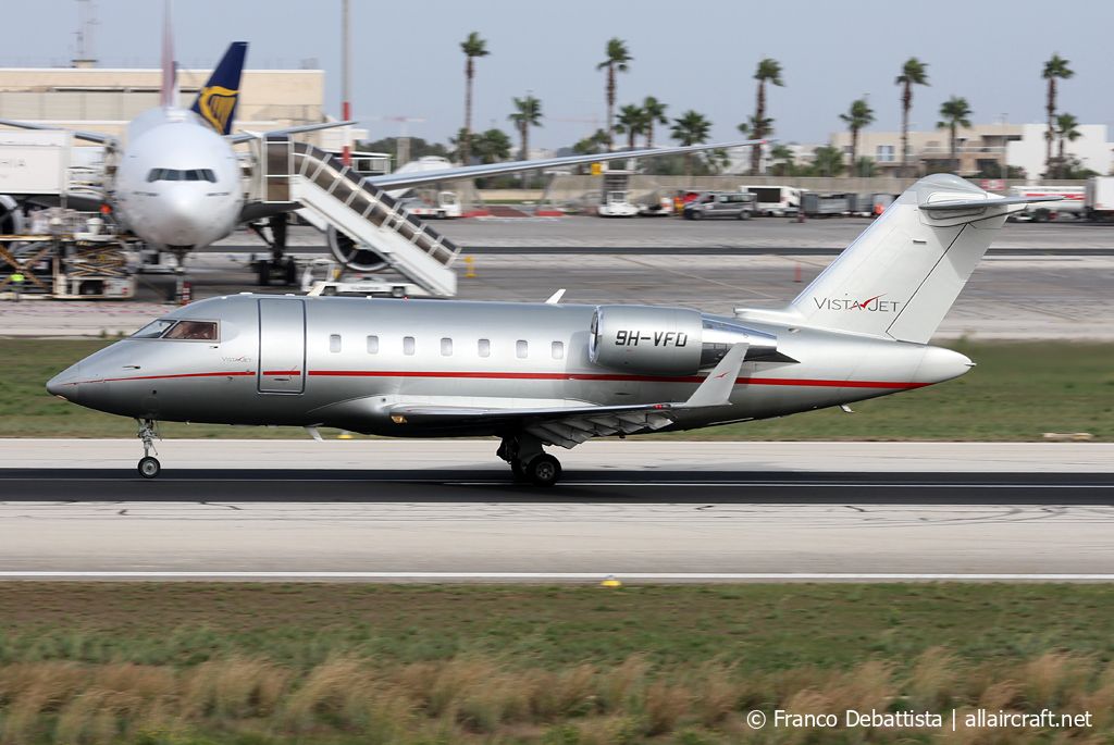 9H-VFD · Bombardier CL-600-2B16 Challenger 605 · (MLA / LMML)