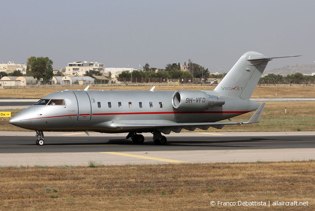 9H-VFD · Bombardier CL-600-2B16 Challenger 605 · (MLA / LMML)