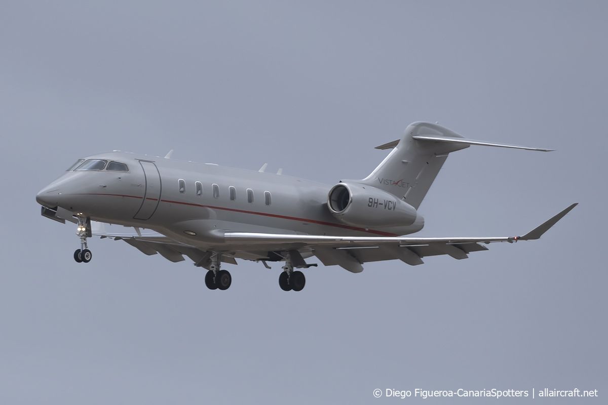 9H-VCV · Bombardier BD-100-1A10 Challenger 350 · (LPA / GCLP)