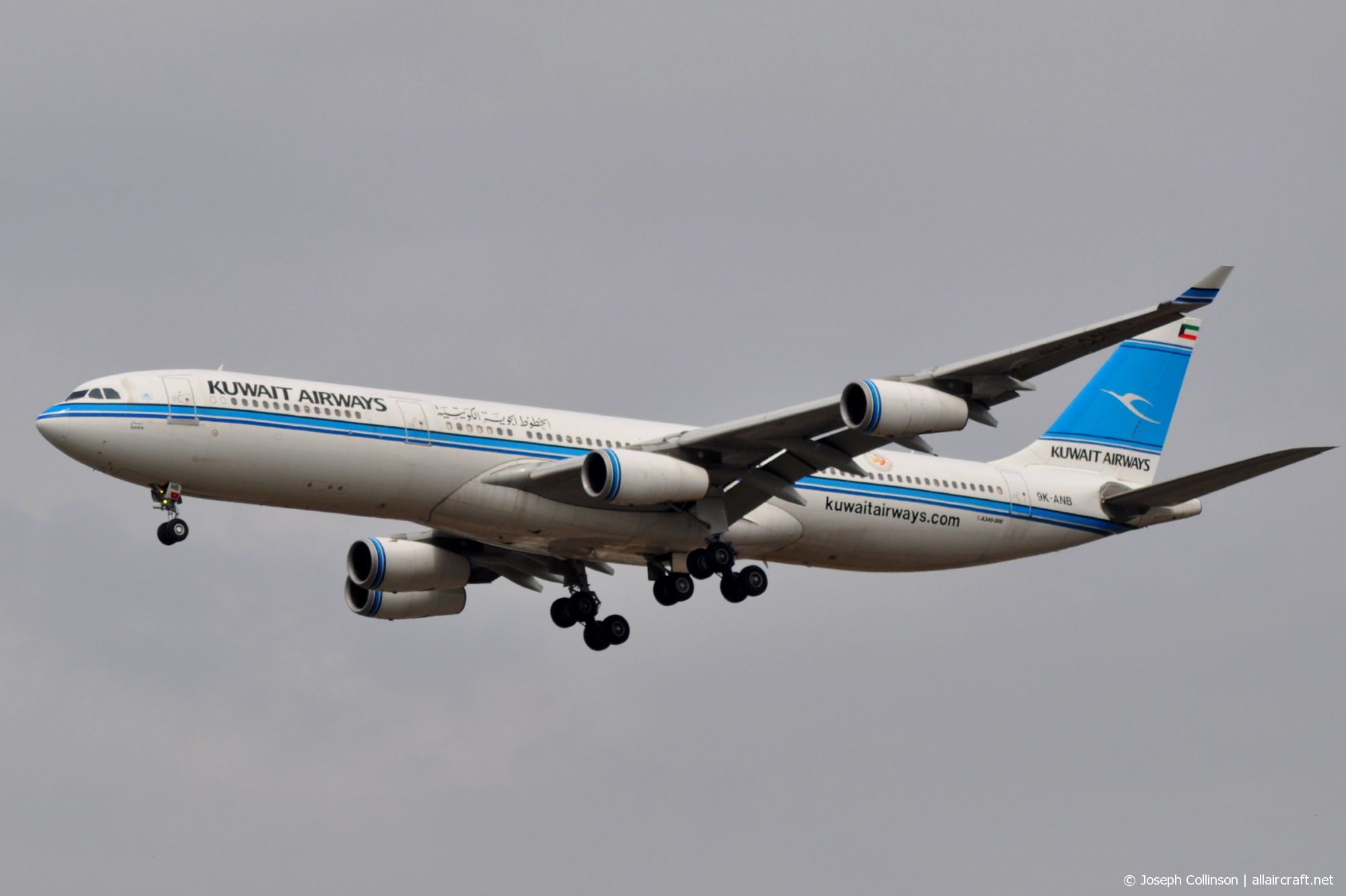 9K-ANB · Airbus A340-313 · (LHR / EGLL)