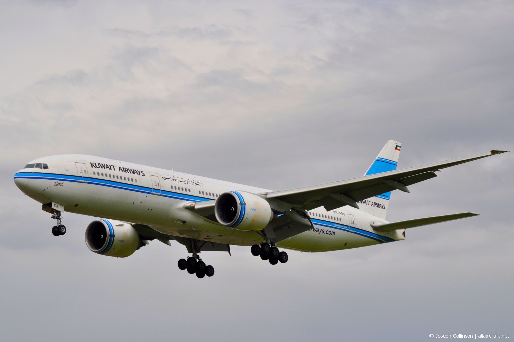 9K-AOB · Boeing 777-269/ER · (LHR / EGLL)