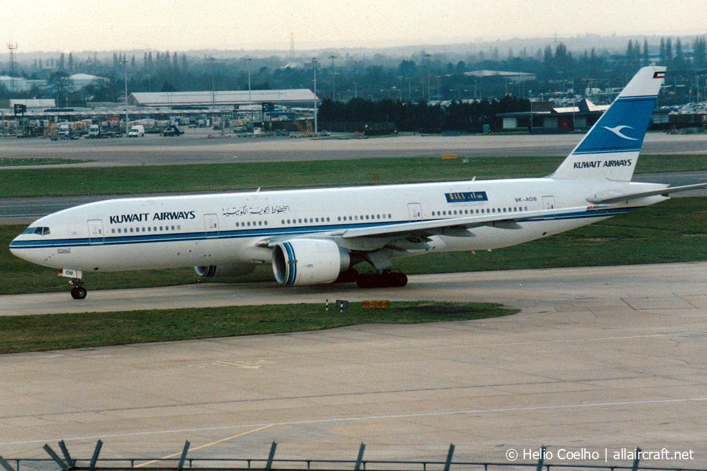 9K-AOB · Boeing 777-269/ER · (LHR / EGLL)