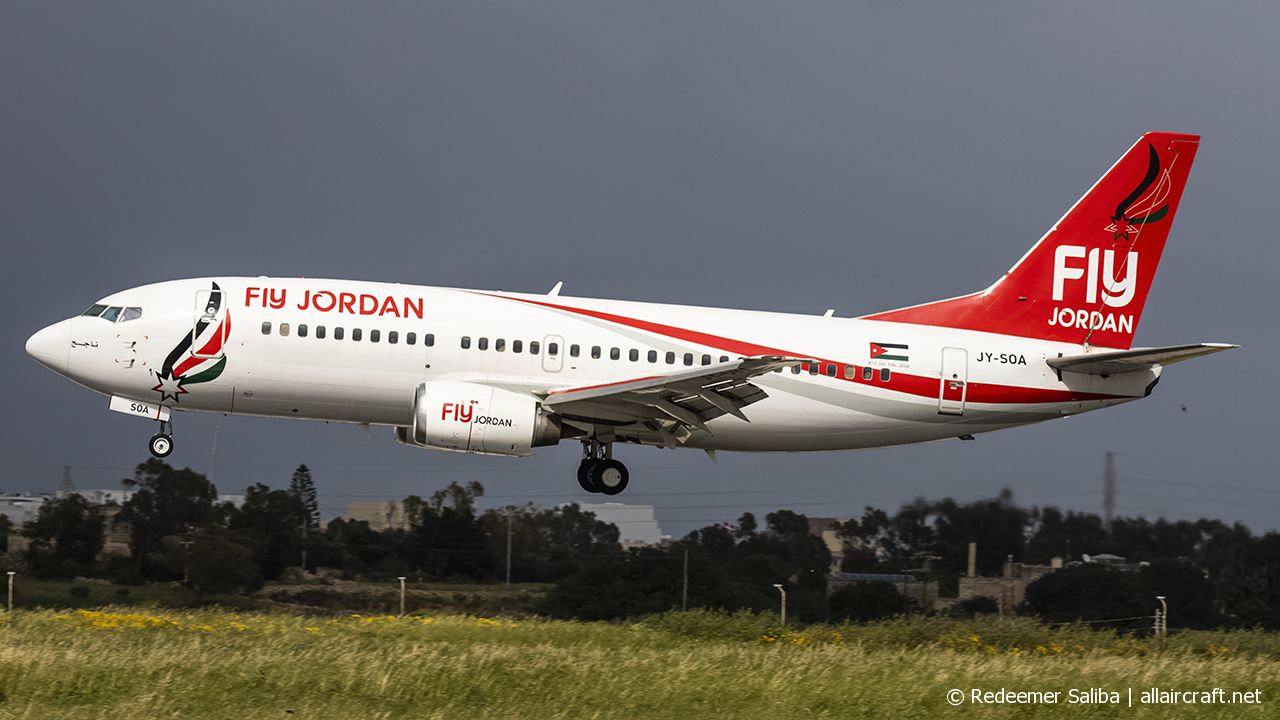JY-SOA · Boeing 737-33V · (MLA / LMML)