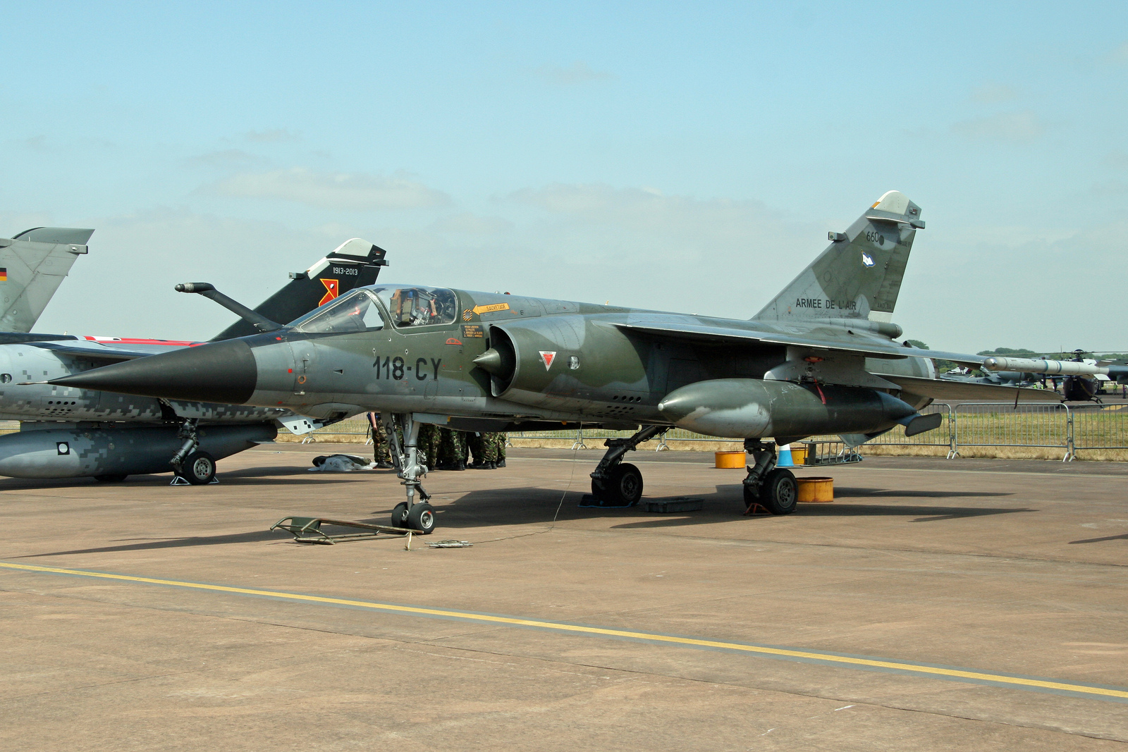 660 / 118-CY · Dassault Mirage F1CR · (FFD / EGVA)