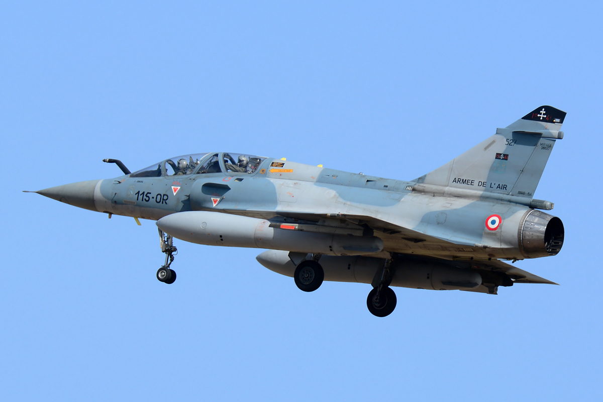 527 / 115-OR · Dassault Mirage 2000B · (LPA / GCLP)