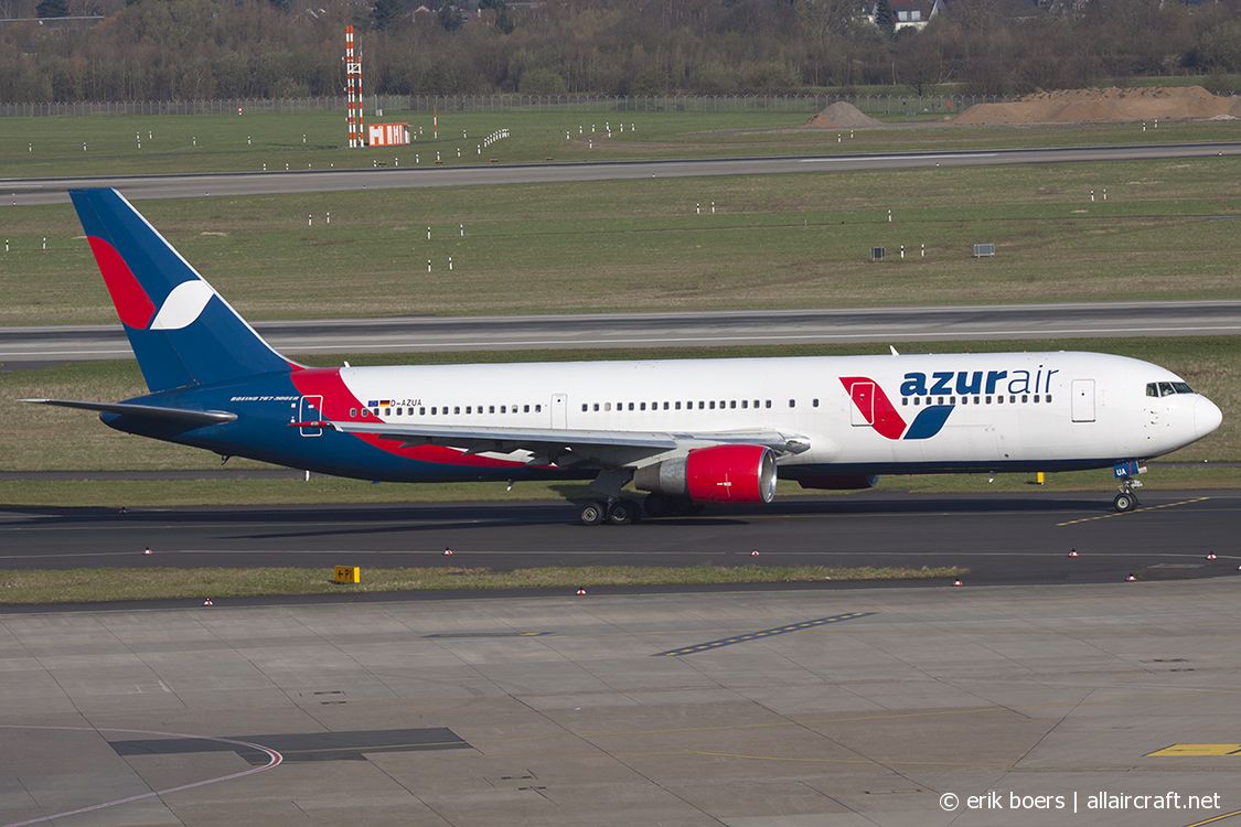D-AZUA · Boeing 767-33A/ER · (DUS / EDDL)