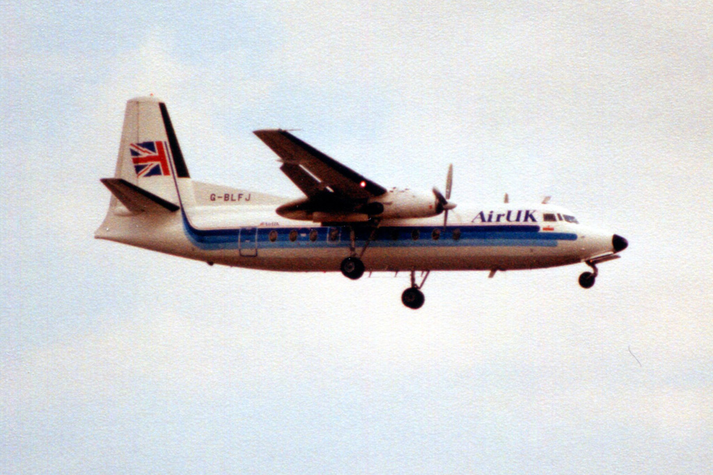 G-BLFJ · Fokker F27-100 Friendship · (LHR / EGLL)